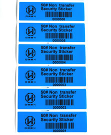 Void Open Security Waterproof Label Sticker Tamper Evident Void Label