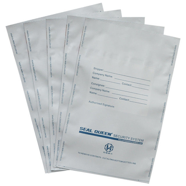 Valued Goods Tamper Evident Security Bags For Transportation Company